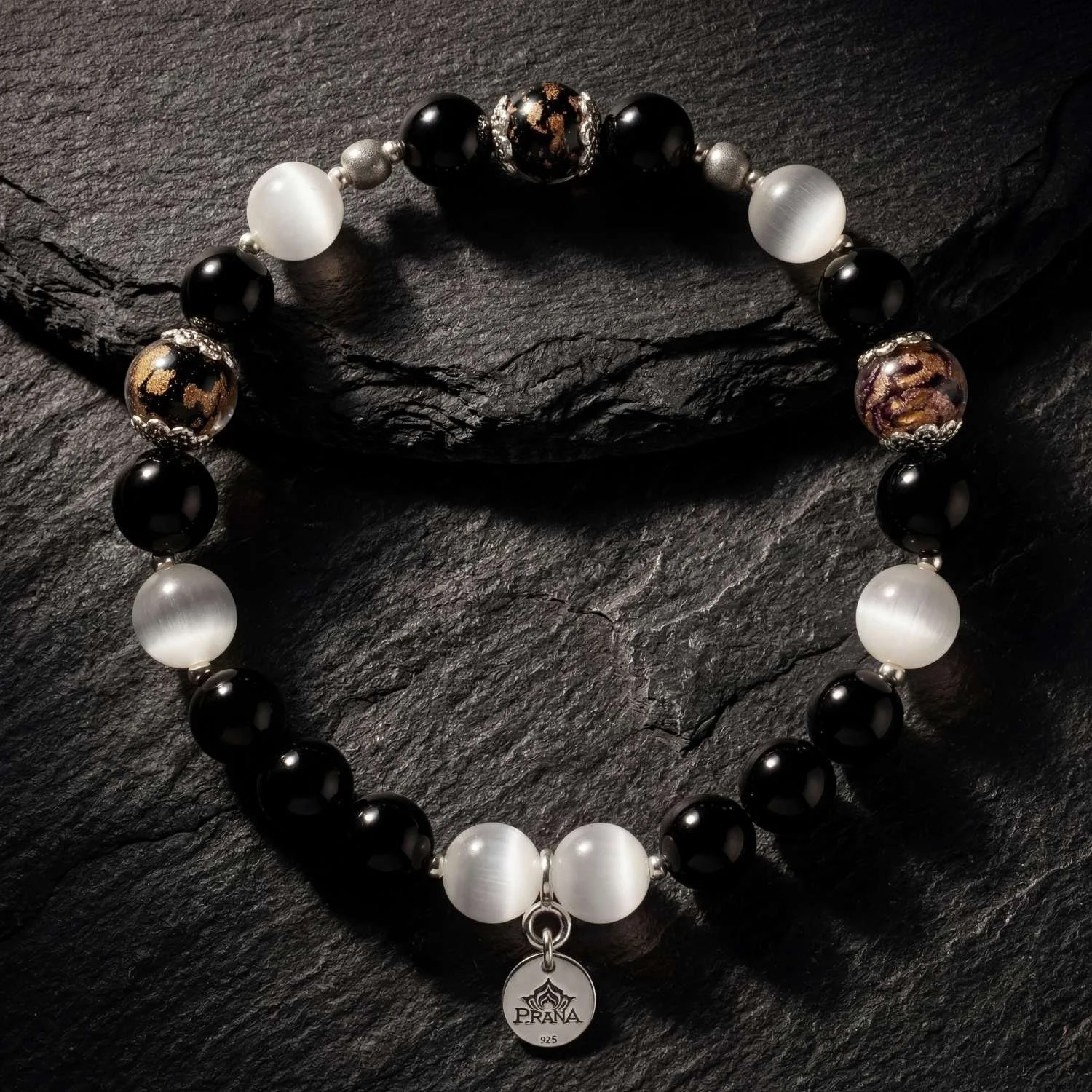 Muranoglas und Edelsteine