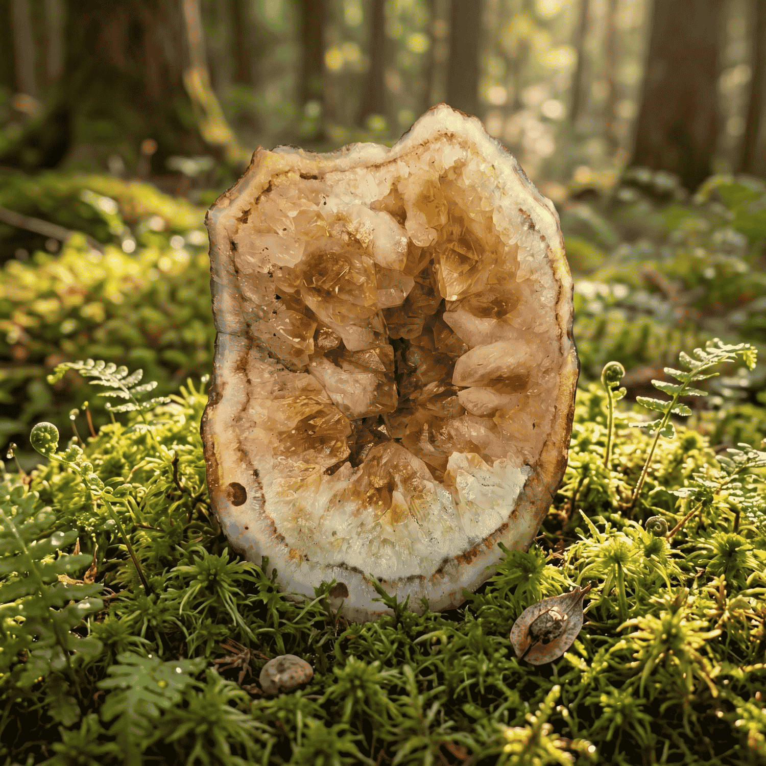 Citrin Rohstein – ausgewählte Mineralien von PRANA Edelsteine, Atelier Marktredwitz