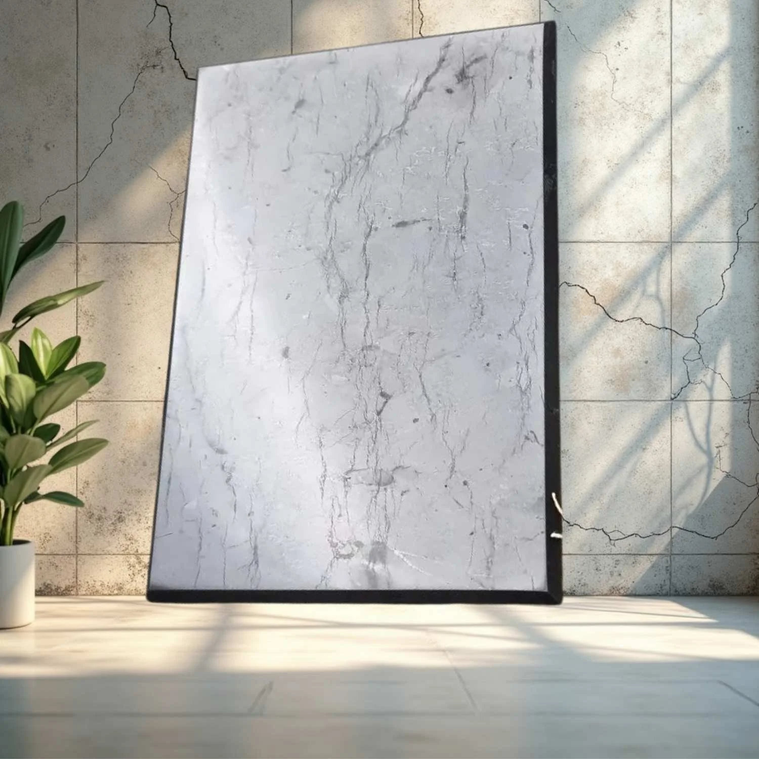 Schungit Rechteckplatte poliert