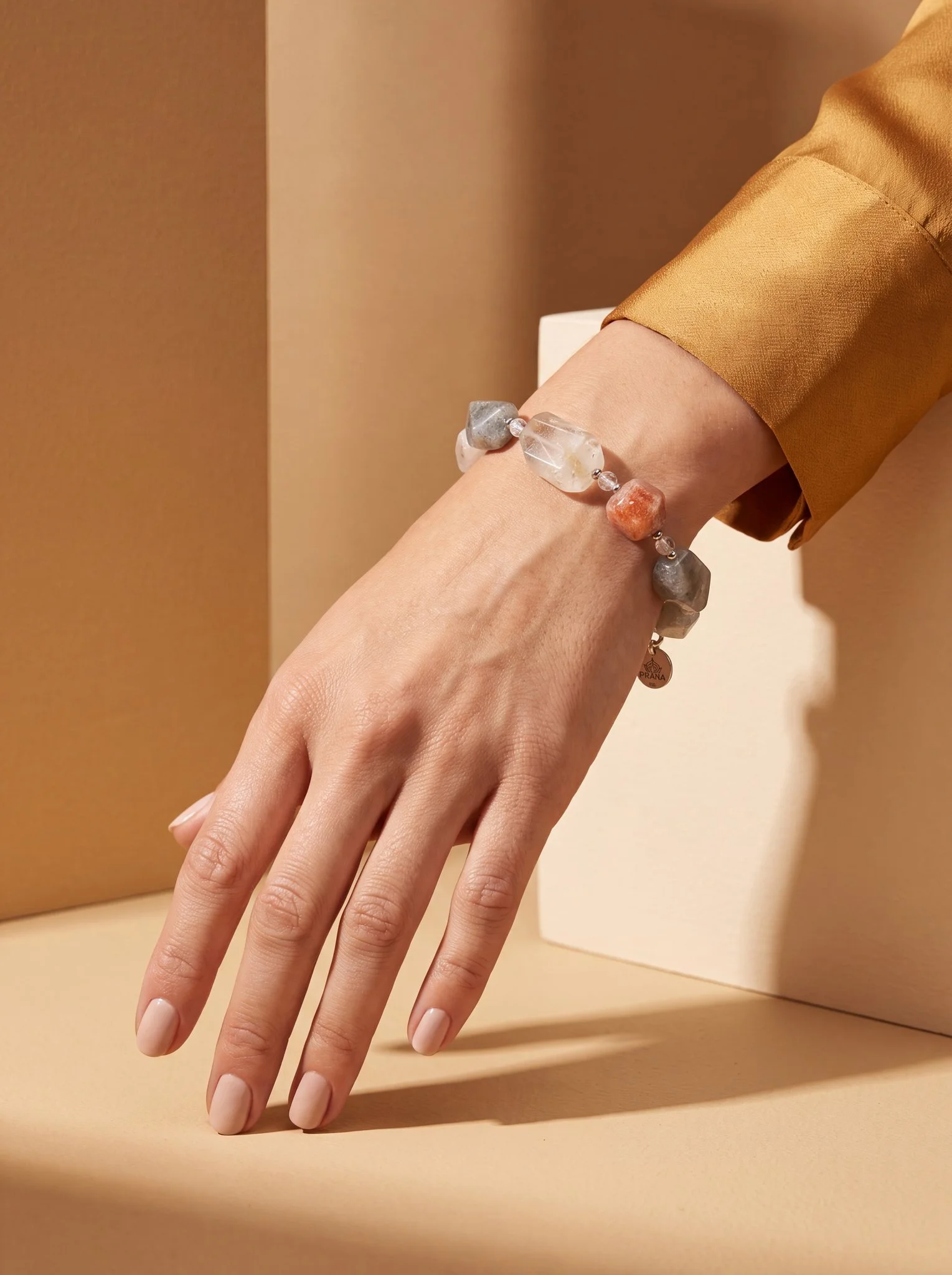 SIENNA - Sonnenstein Armband Lebensfreude & Intuition - PRANA Edelsteine – Handgefertigter Edelsteinschmuck