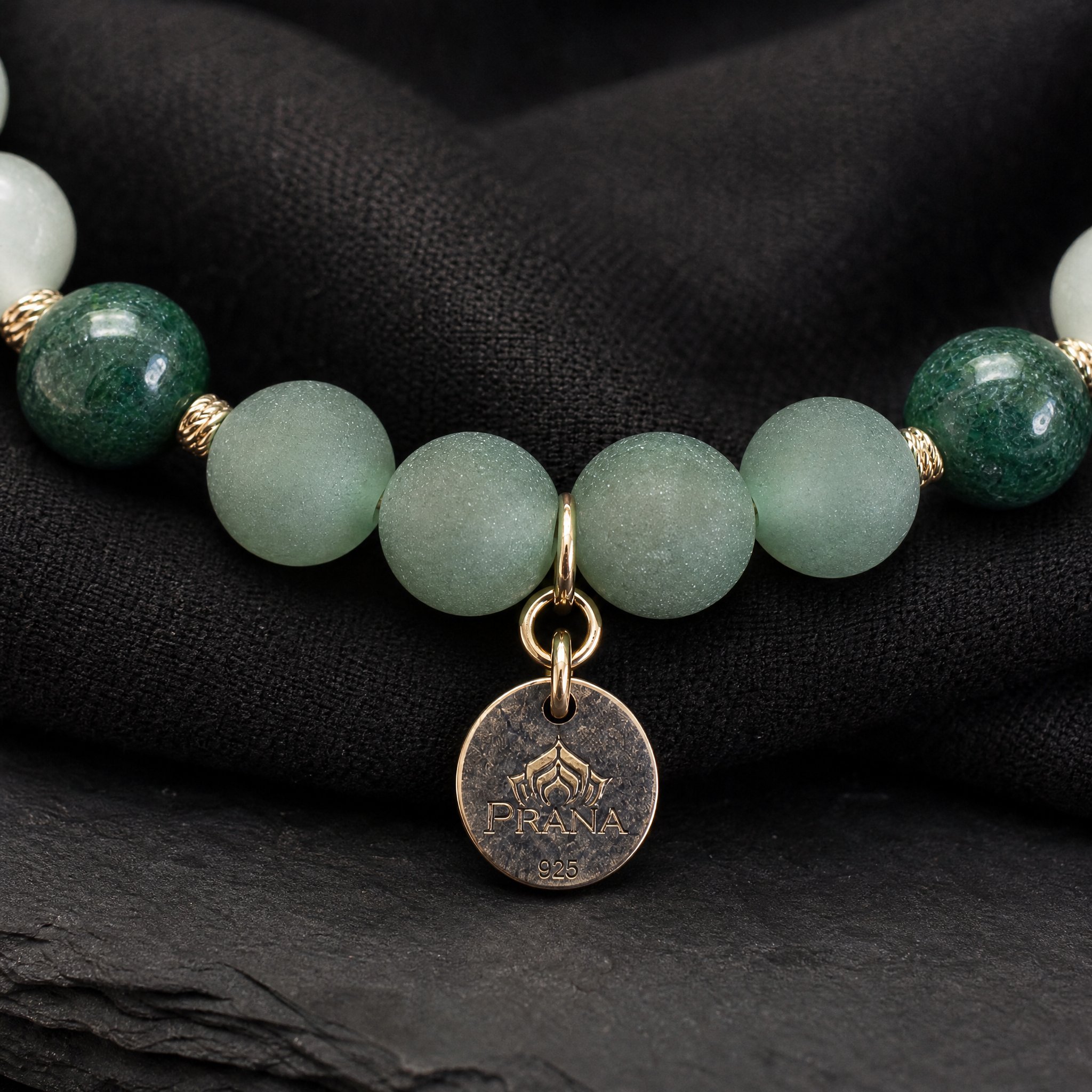VIRIDIA – Aventurin & Sternaventurin Armband - PRANA Edelsteine – Handgefertigter Edelsteinschmuck
