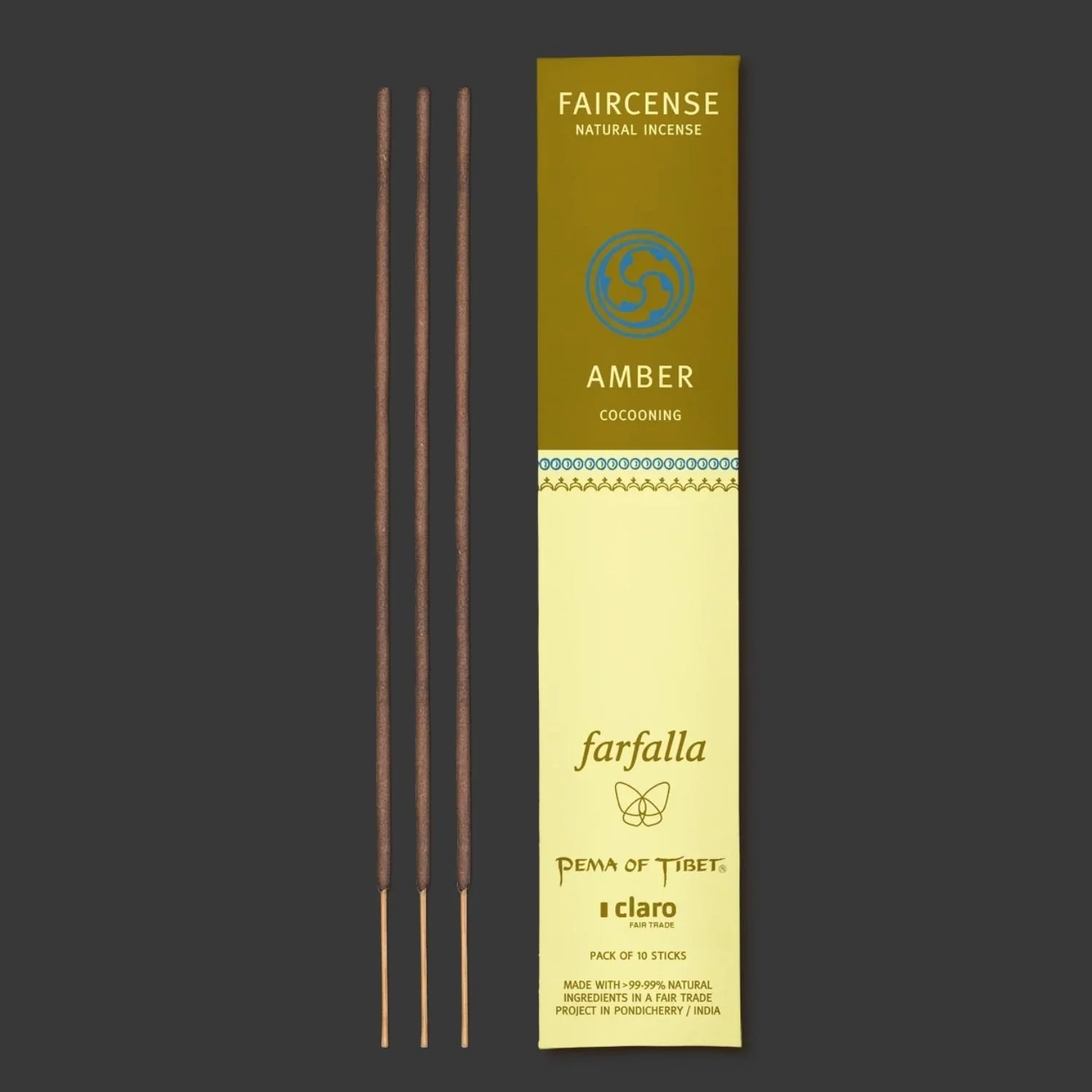 Amber Farfalla Faircense – Die Essenz Schweizer Aromatherapie