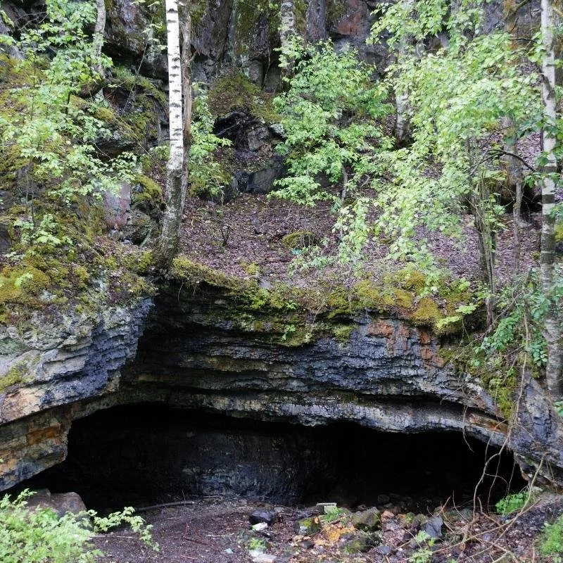 Schungit  Mine Kareilien Russland