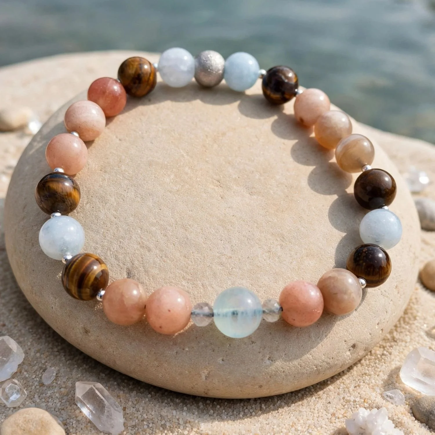 Das Wunscharmband. Echte Edelsteine, von dir gedacht, von uns gefertigt. - PRANA Edelsteine – Handgefertigter Edelsteinschmuck