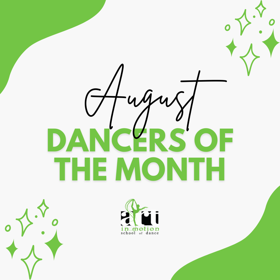 August Dancers of the Month