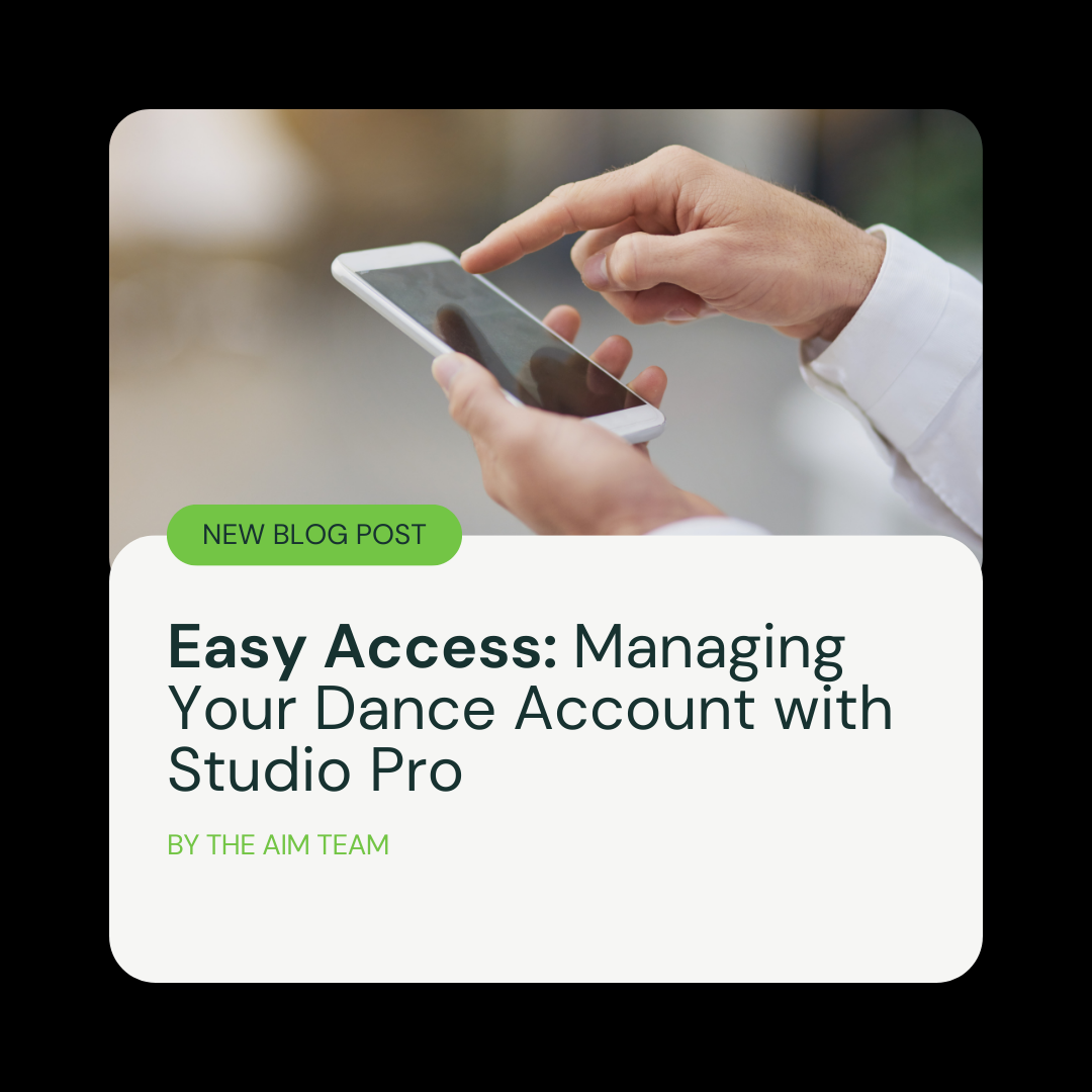 Easy Access: Managing Your Dance Account with Studio Pro