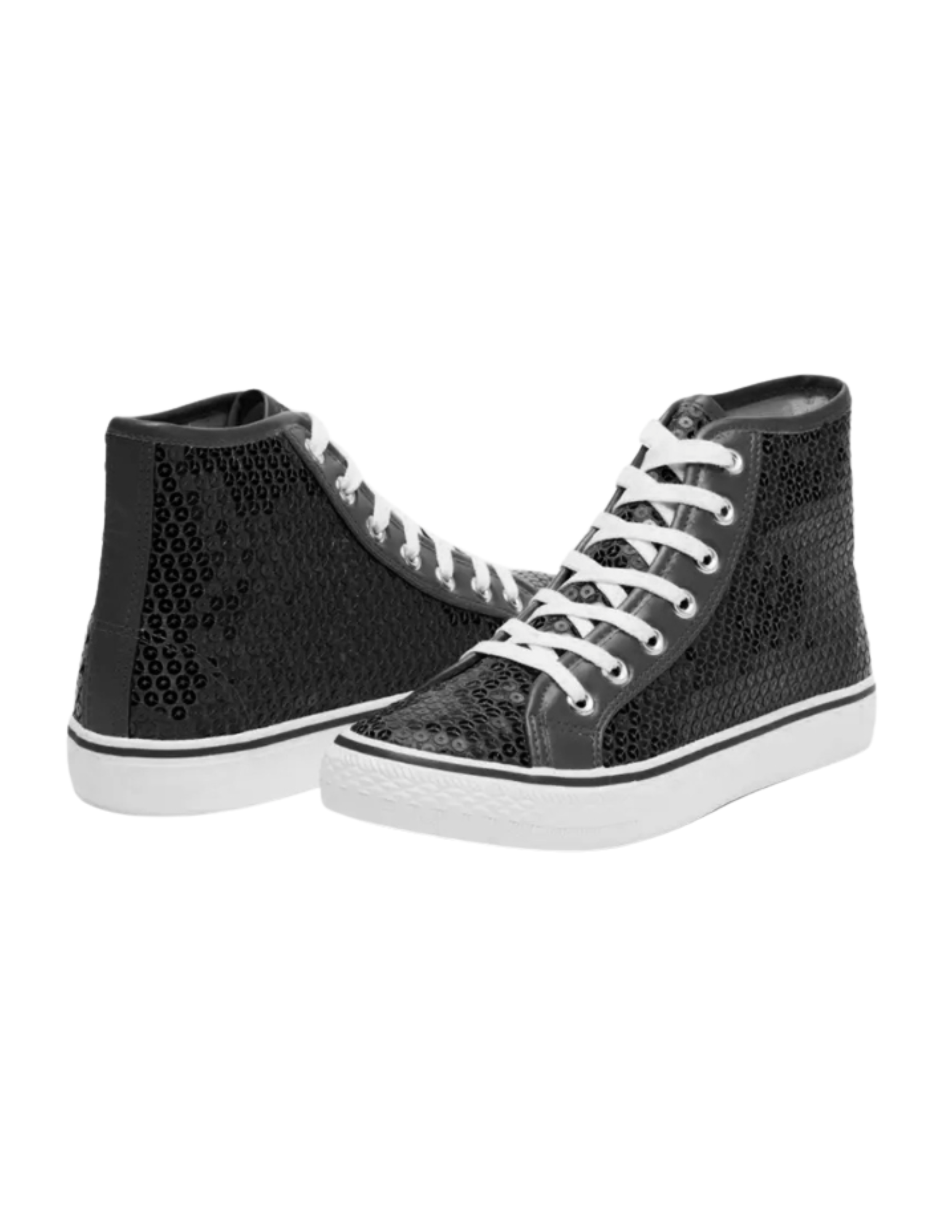 Black Sequin High-Top Dance Sneakers | Ages 3 & Older