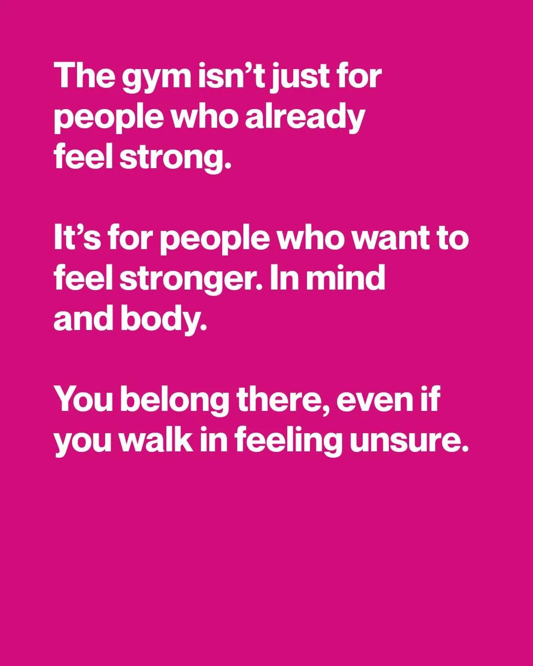 The gym is NOT a place for &ldquo;already fit&rdquo; people.
It&rsquo;s a place for people becoming strong, brave, grounded.
You don&rsquo;t need to look the part. You already belong. 

#NotSoTypicalFitness #AutisticPersonalTrainer #ADHDPersonalTrain