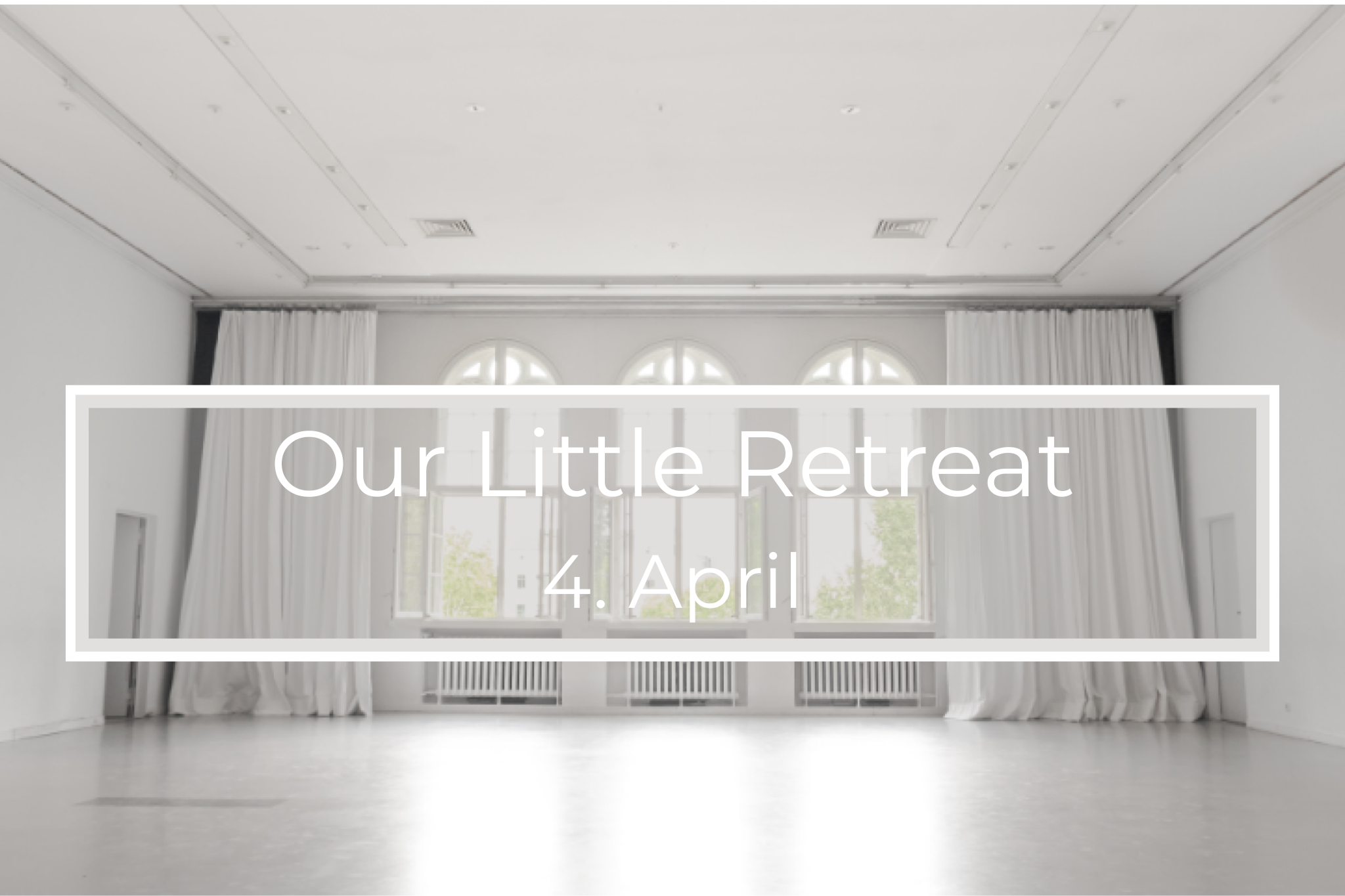 OUR LITTLE RETREAT - 4. APRIL