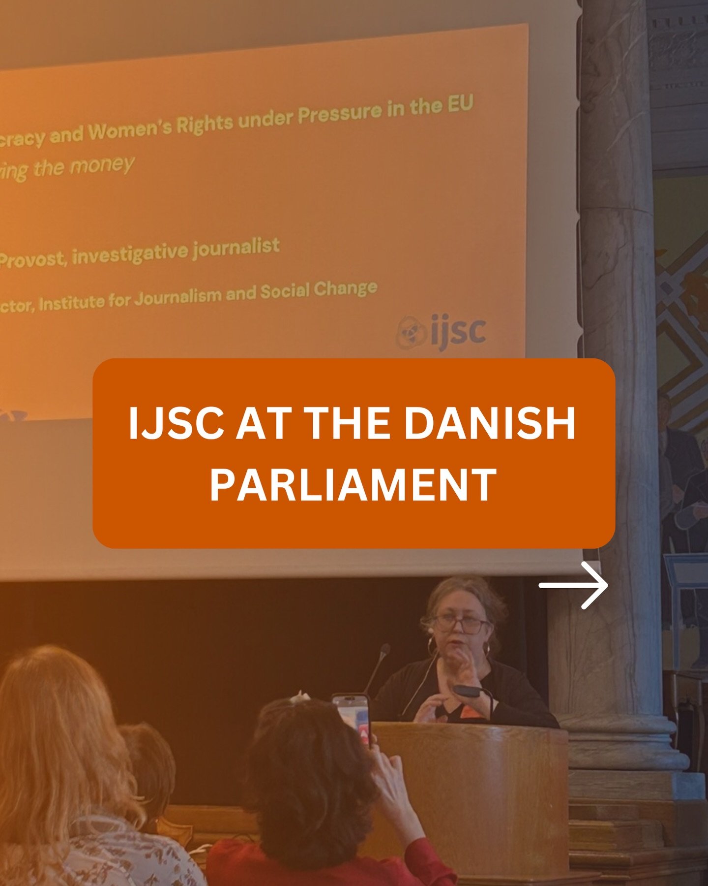 This month, IJSC Co-Founder and Co-Director Claire Provost spoke at a conference in Denmark titled &ldquo;A European Perspective: Democracy and Gender Equality in the Digital Age,&rdquo; held on the occasion of the Danish EU Presidency in collaborati