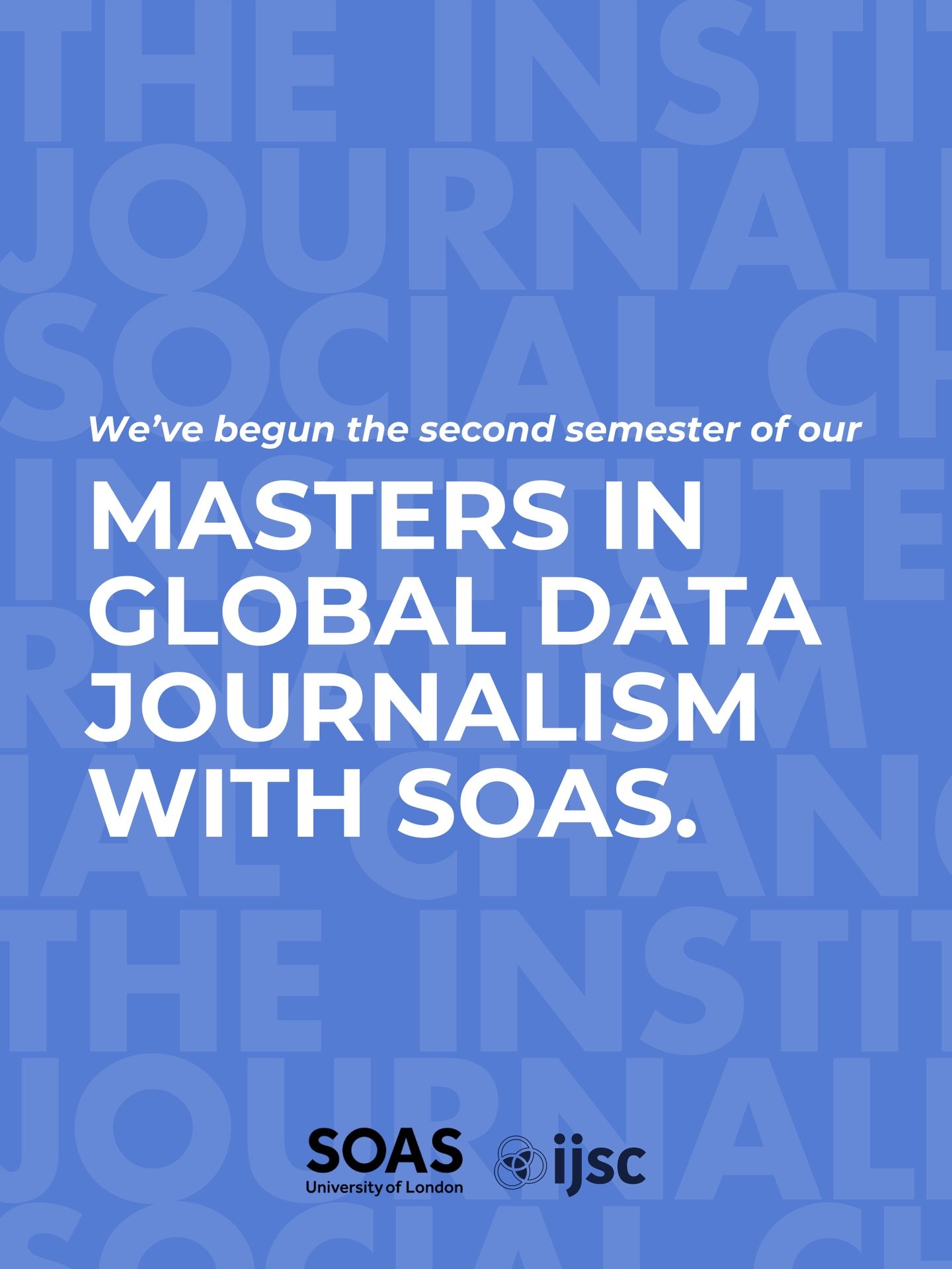 We&rsquo;ve begun the second semester of our MA in Global Data Journalism with SOAS.

The programme brings real-world investigative work into the classroom, connecting students with journalists, researchers from around the world.

For us, education i