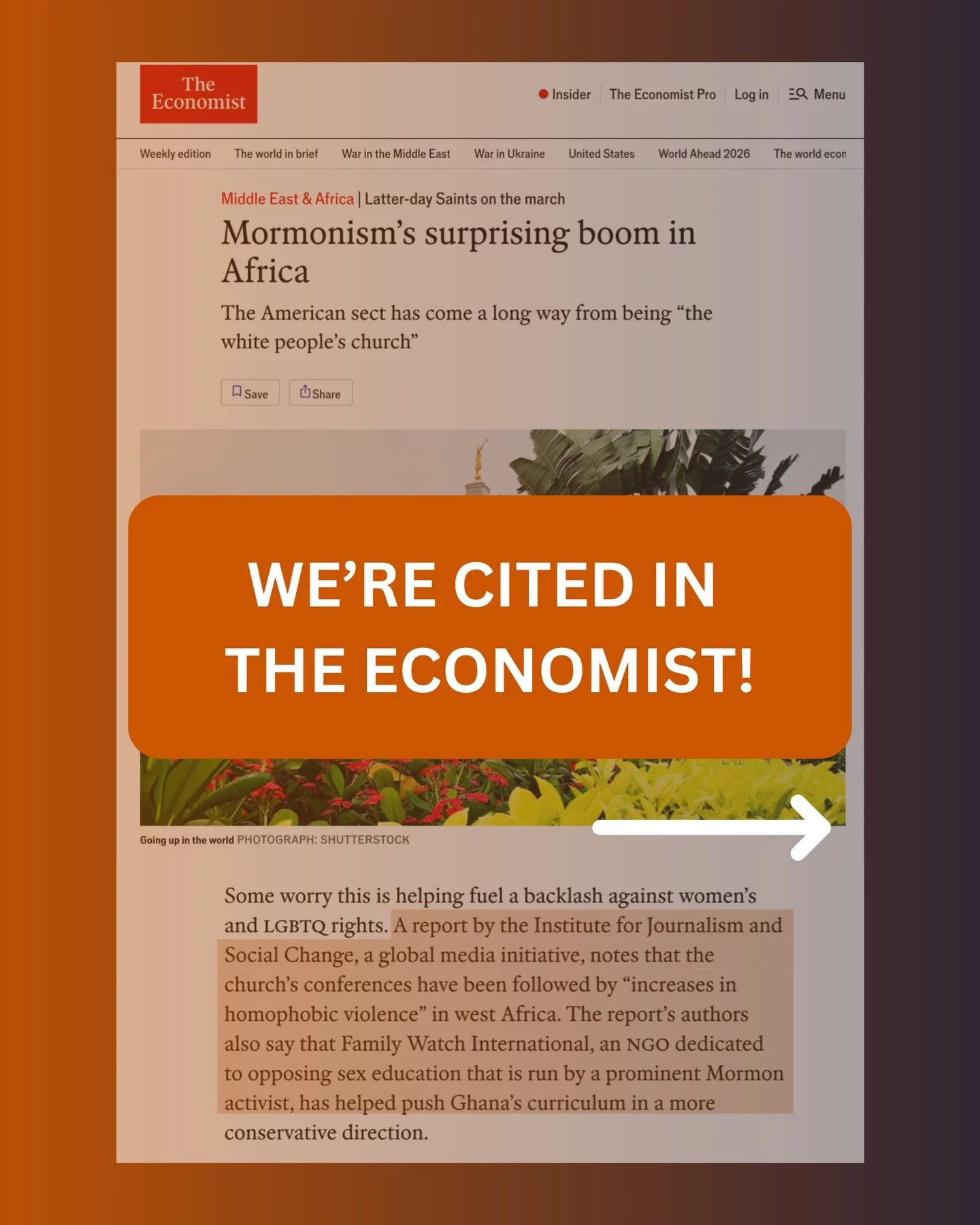Our publication, Until Everybody Is Free, has been cited in The Economist.

You can read the full publication on our website.