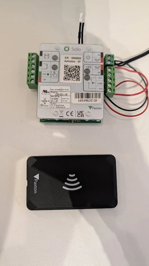 Introducing the new Paxton Solo, the simplest access control unit, NO Internet required, NO Fobs, only work with mobile phone credentials.