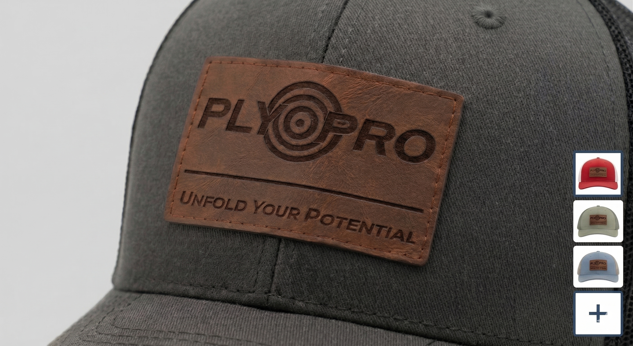 PlyoPro Leather Patch Hat