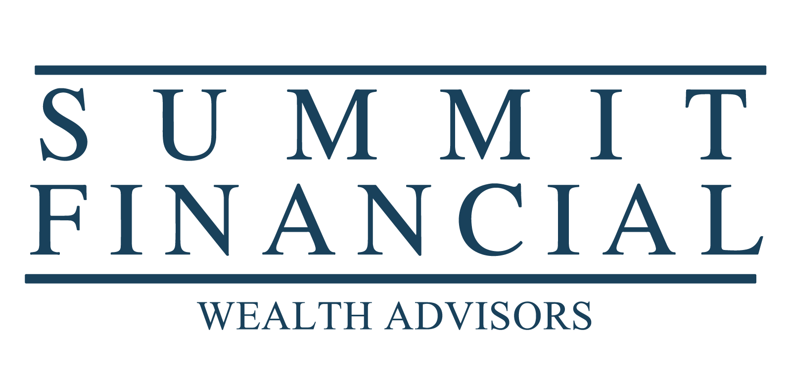Summit Financial Wealth Advisors logo with text and graphic lines.
