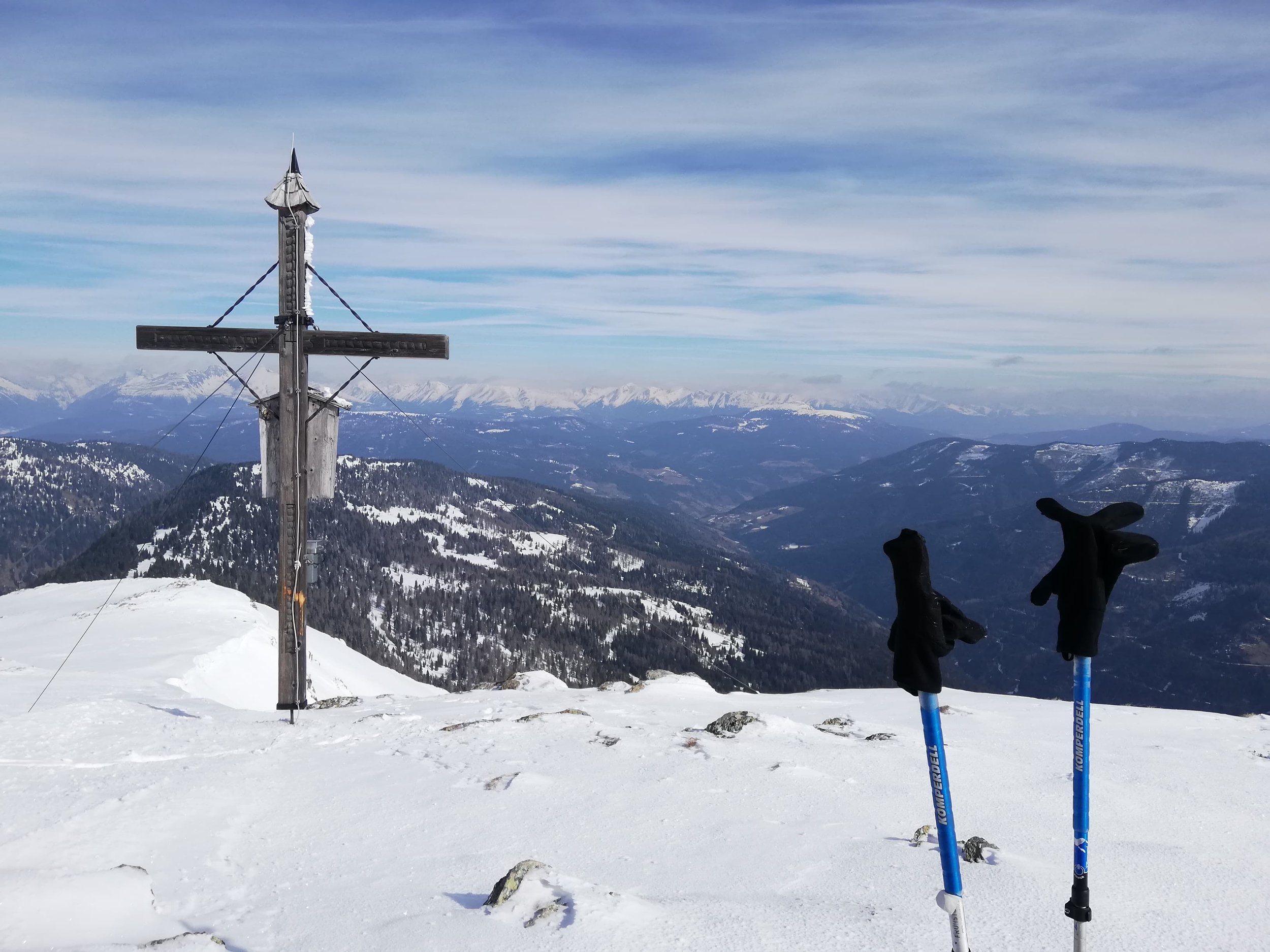 Skitour auf das Vordereck