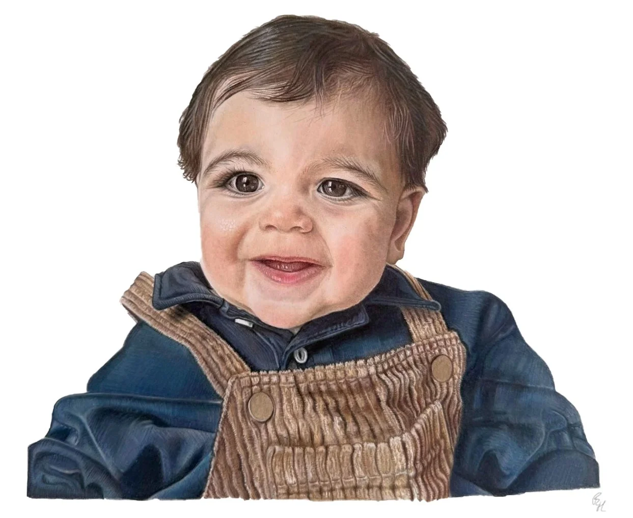 8" x 10" Prisma Color on Smooth Bristol. Sold