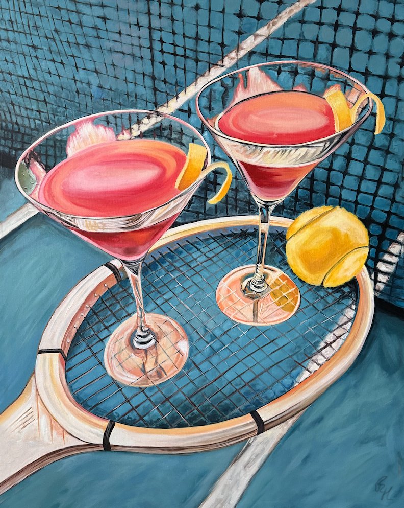 36" x 48" Acrylic on Canvas. Sold