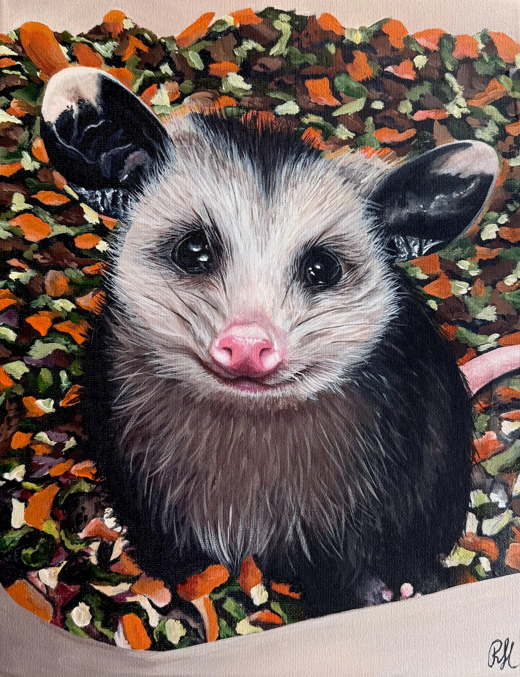 11" x 14" Acrylic on Canvas. Sold 