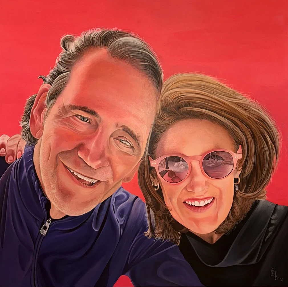 60" x 60" Acrylic on Canvas. Sold