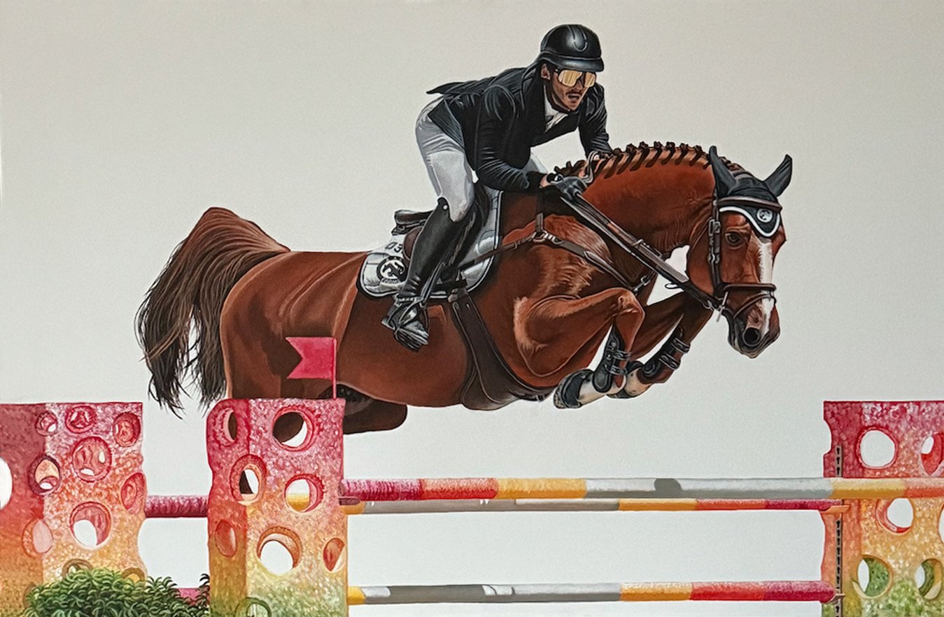 36" x 48" Acrylic on Canvas. Sold