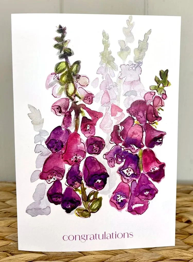 Fox Gloves card