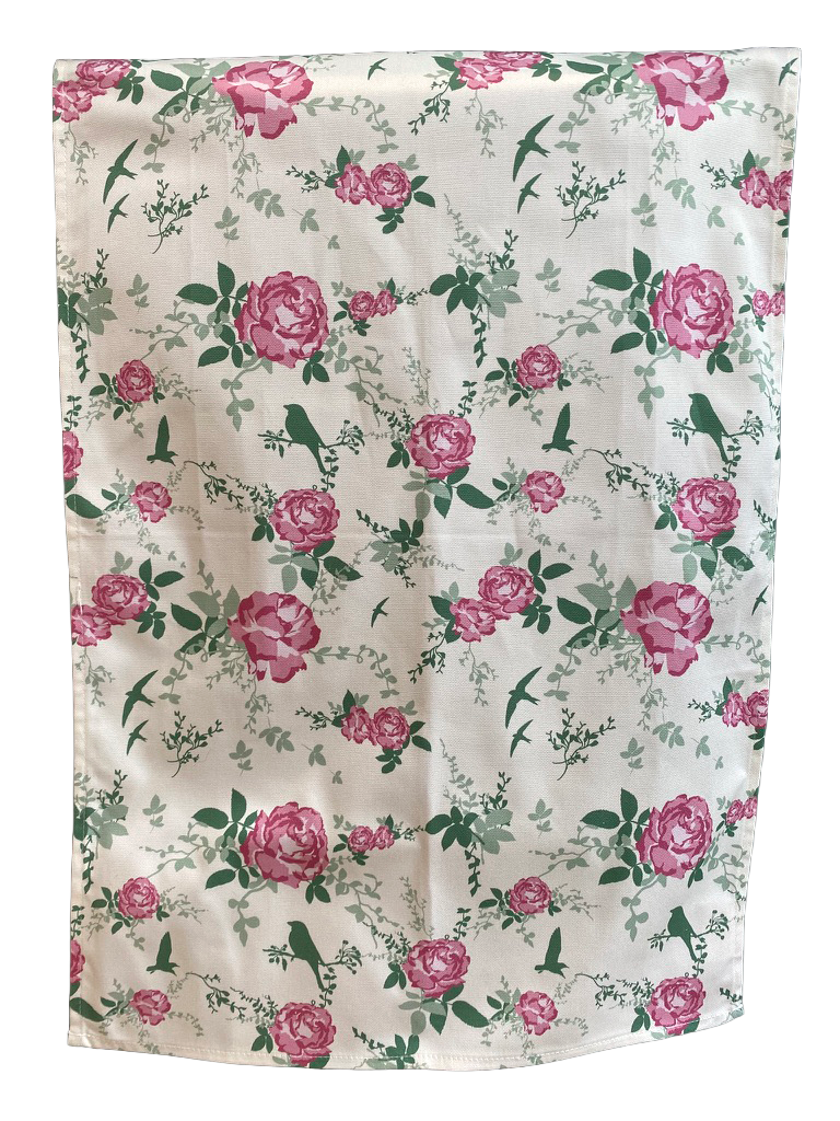 Birdsong and Bloom Tea Towel