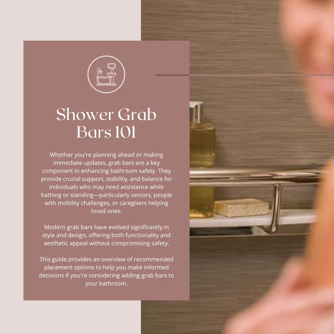 Grab bars have come a long way&mdash;no longer just functional, but now both practical and stylish.

✨ Available in a wide range of finishes and designs to complement any space.👌

Here are a few key tips for optimal placement to ensure safety and co