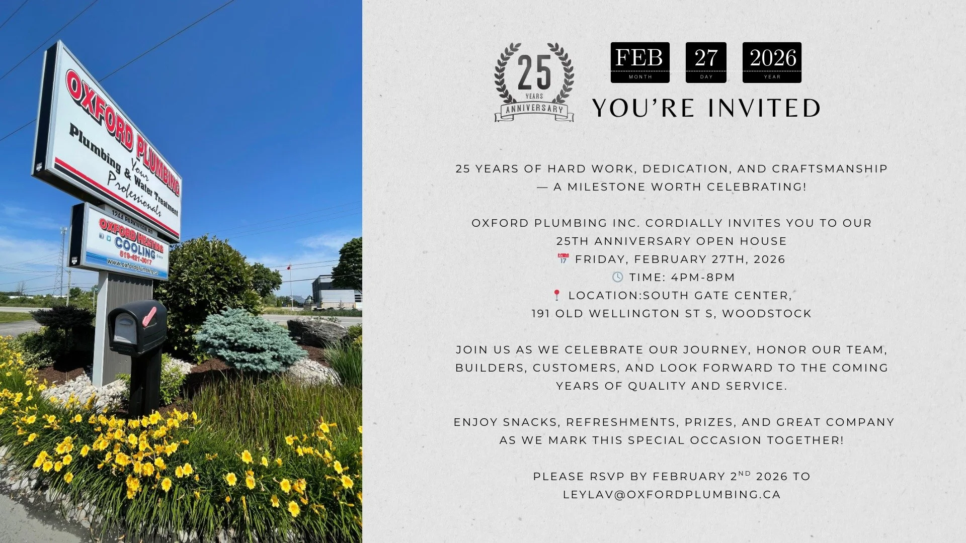 Just 3 months till we start the year off with a bang &mdash; celebrating 25 years! 
🎉🛠️ 

You&rsquo;re invited! We can&rsquo;t wait to share this moment with our amazing community. 

Join us February 27th as we celebrate &mdash; snacks, prizes, and