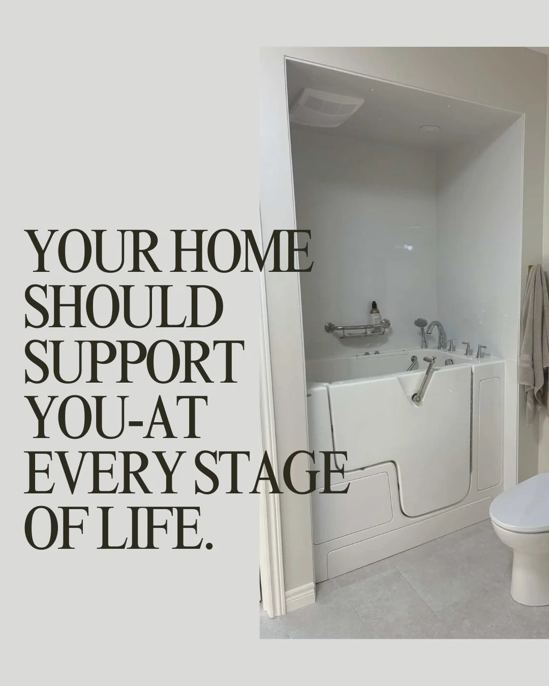 Project D complete ✨

Another bathroom project completed in collaboration with a locally trusted contractor @heritagebuilding1983 🤝

This project focused on a safer, more comfortable bathing environment&mdash;helping the homeowner, without sacrifici