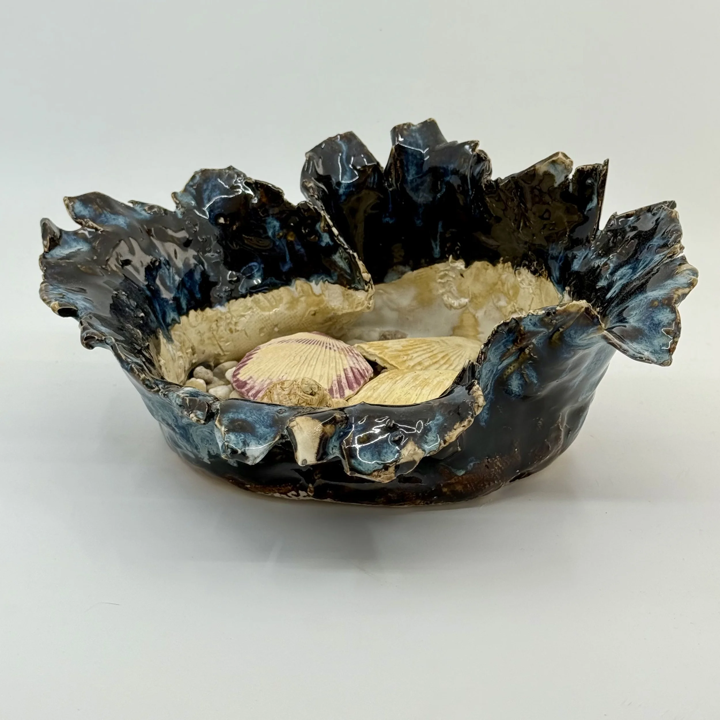 Sandy Hook - Ceramic Sculpture - 9x9 - $100