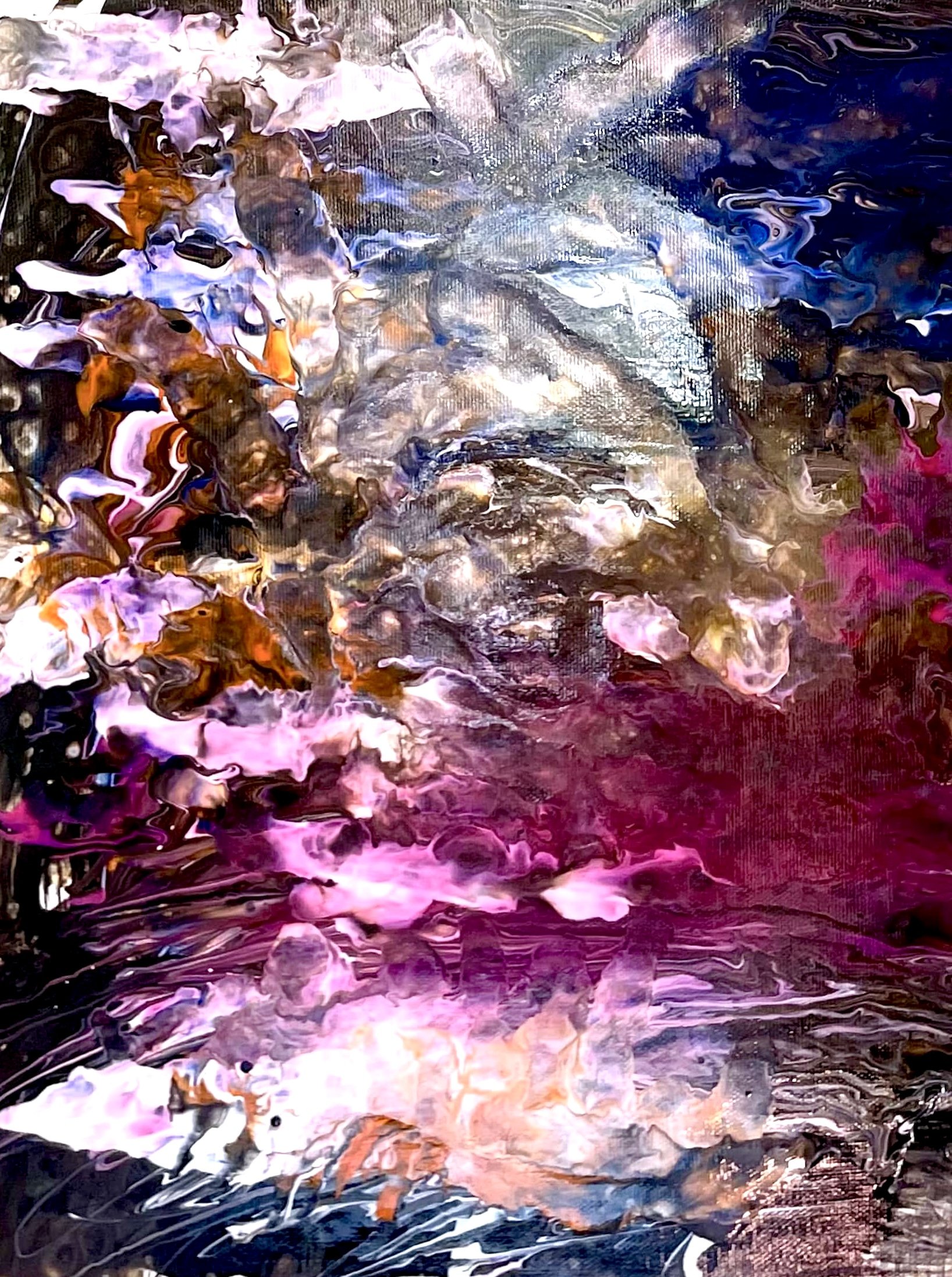 Zen Garden -2025 Acrylic on Wood - 15 x 10 - $250.00