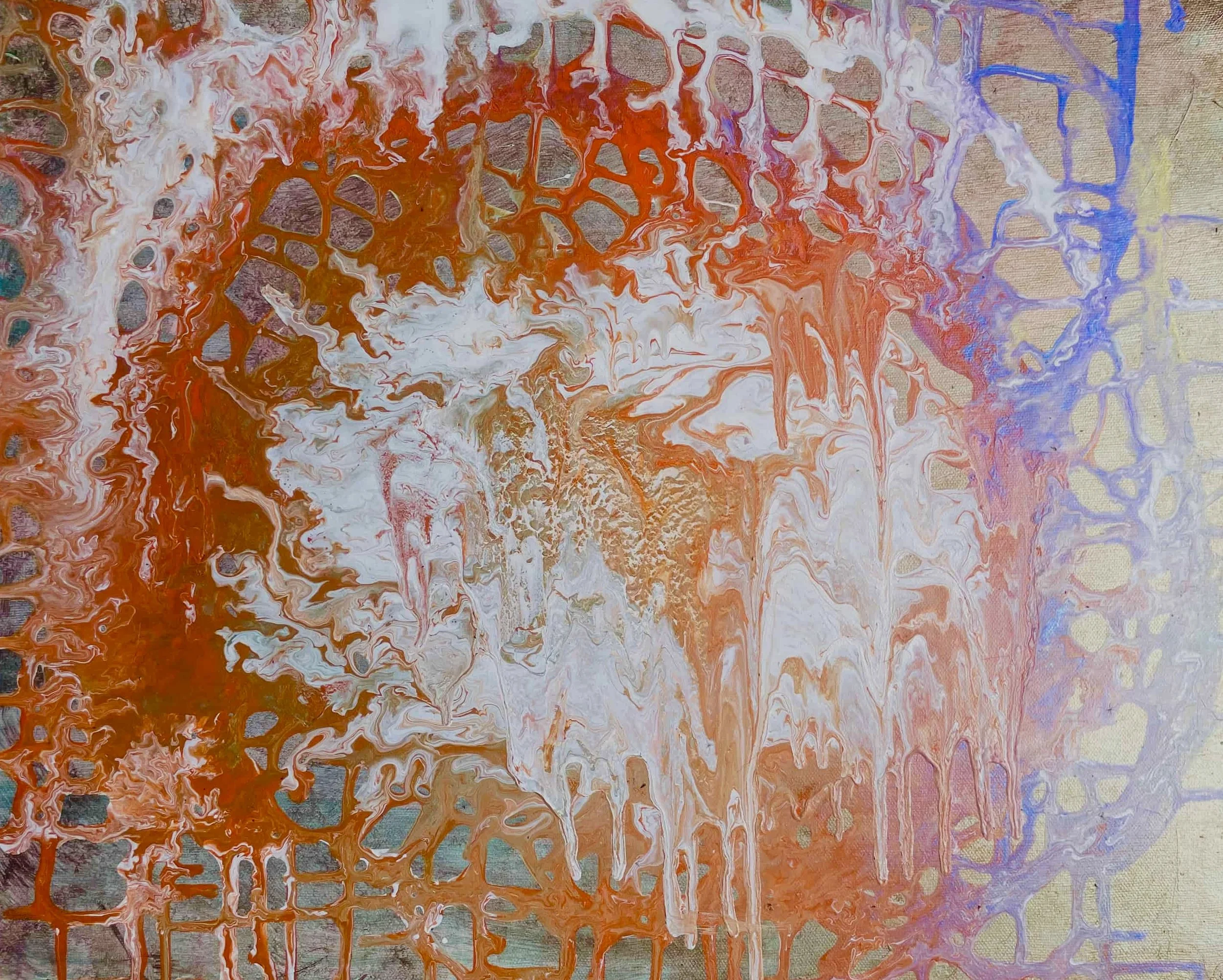 Kaleidoscope - 2026 Acrylic Flow on Canvas-$150.00