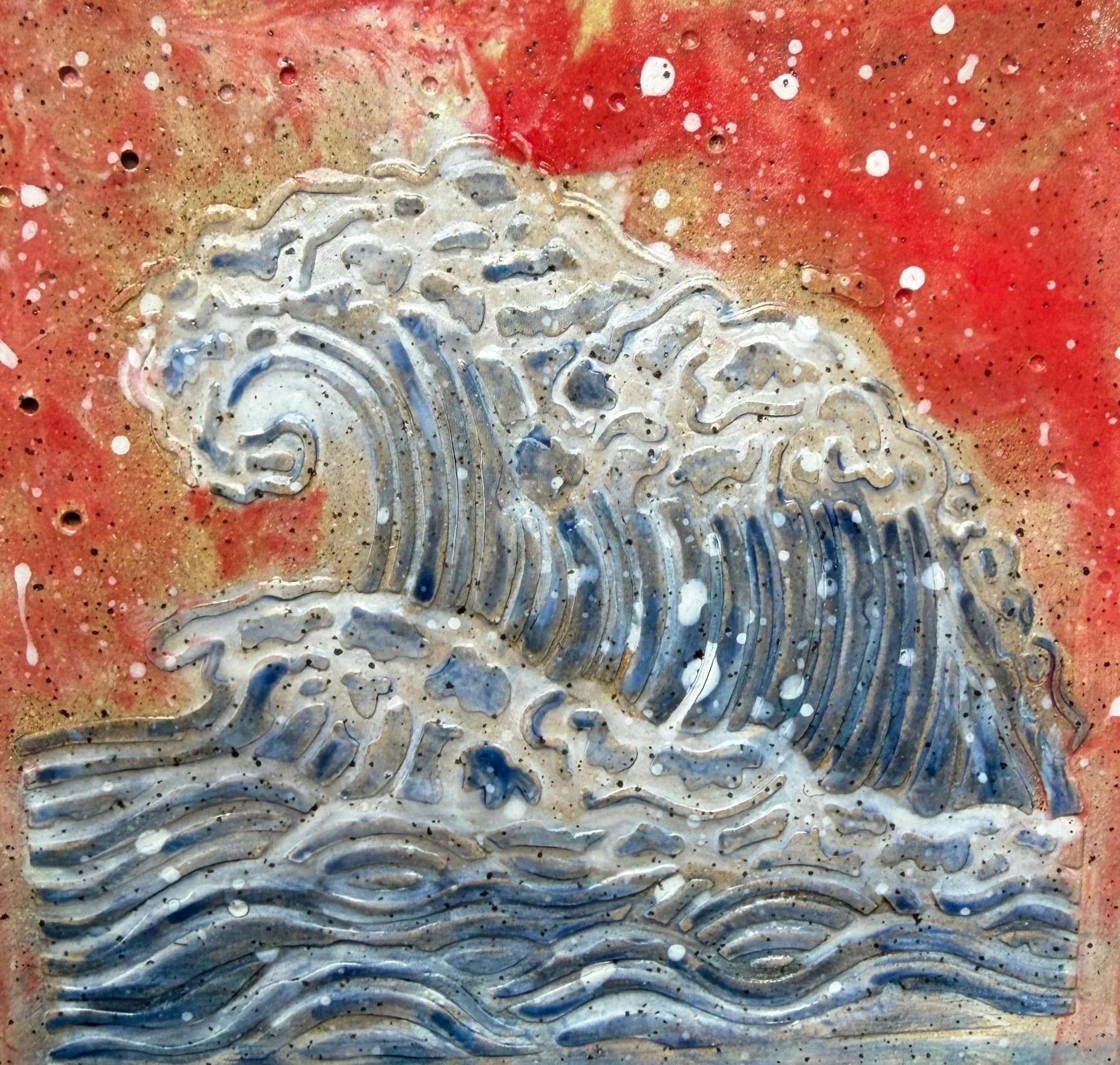 Wave - Ceramic Tile - 5x5 -$50