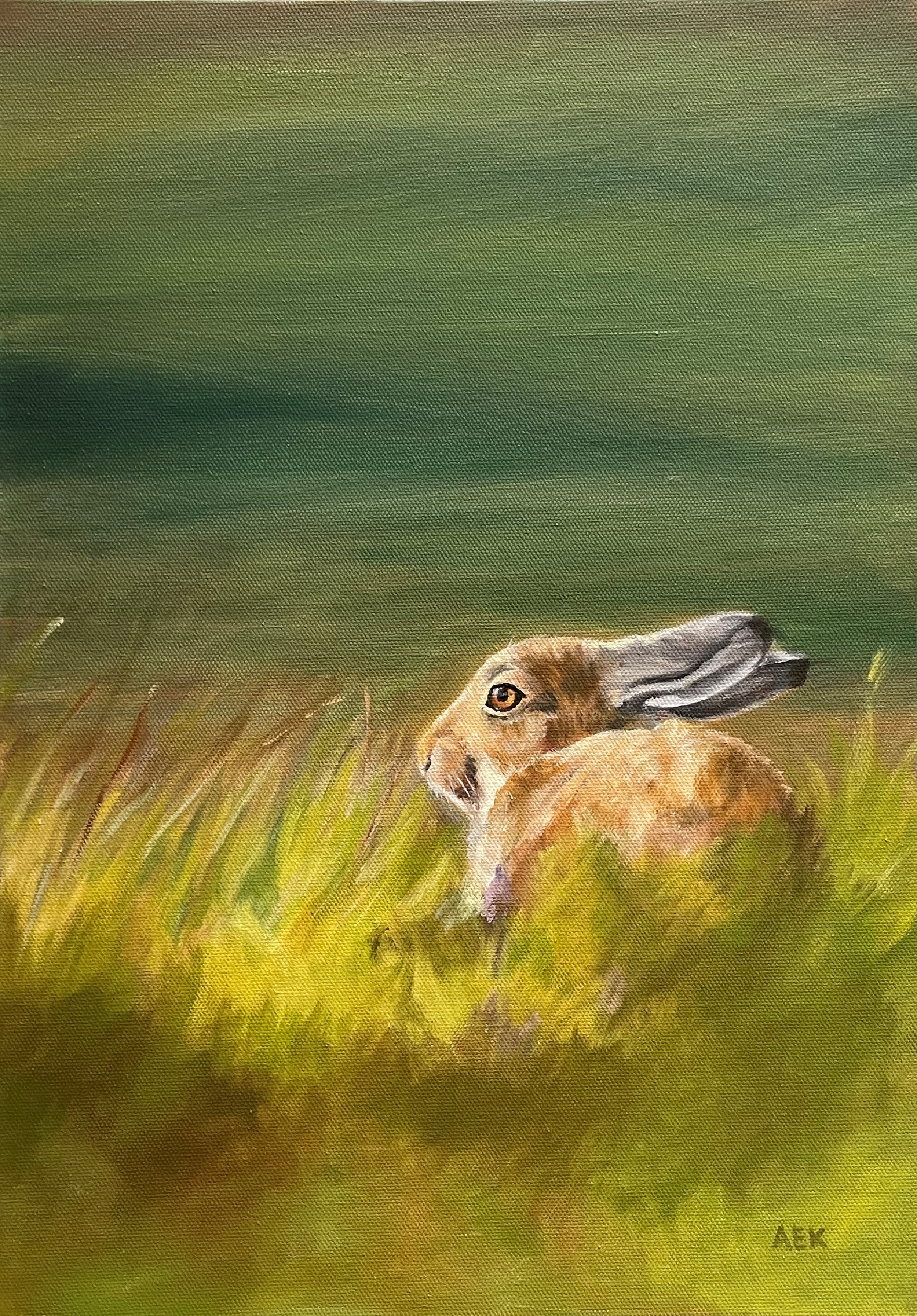 HARE BY ANGELA E KERR ARTIST NOTTINGHAM