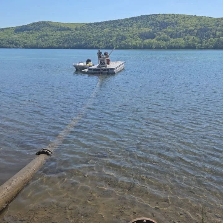 10" check valve swap out for submersible booster pump. Leatherstocking GC. Thanks Mike.....not just a pump company