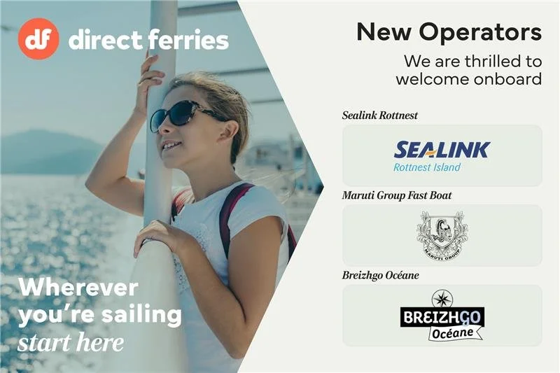 Direct Ferries Connect expands its global coverage with three new operators across Indonesia, France, and Australia