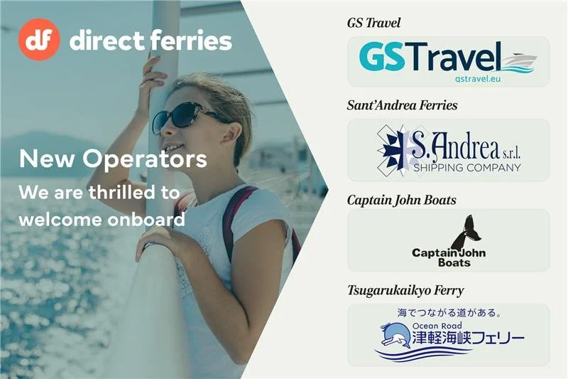 Direct Ferries Connect expands its global coverage with three new operators across Italy, Japan, and the US