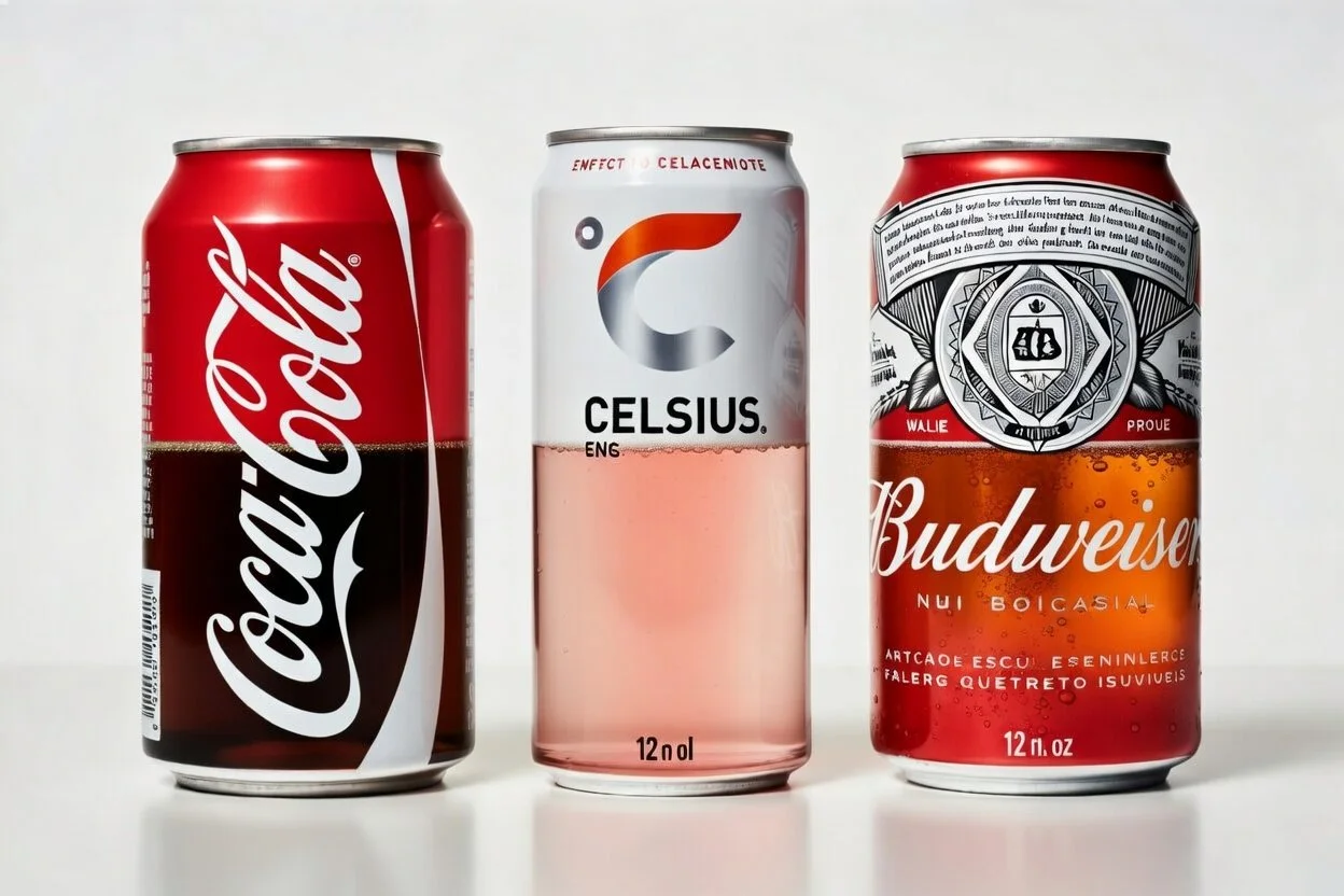 Latas de alumínio têm plástico? 