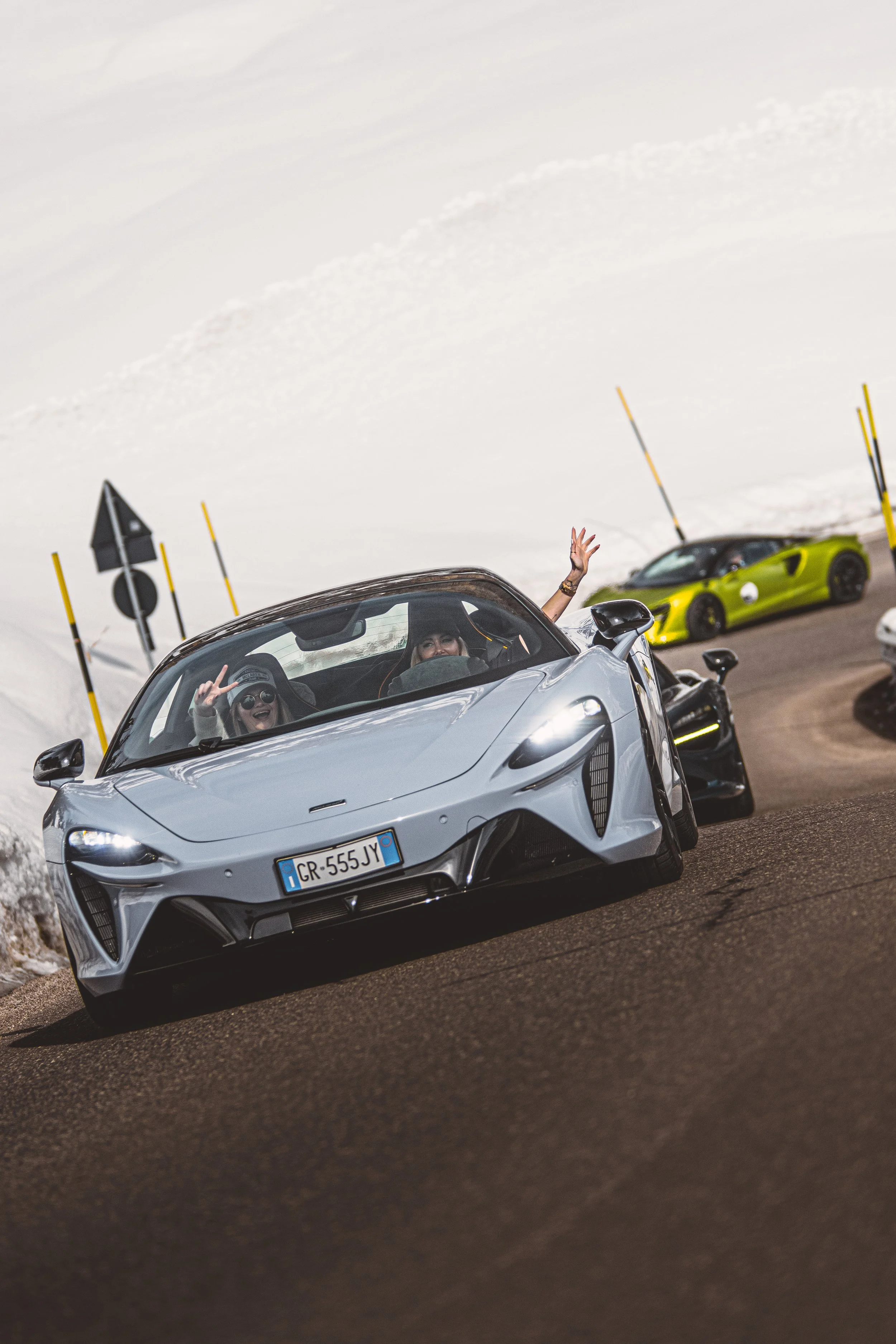 SWANRALLY X MCLAREN EVENT PASSO SELLA BOLZANO 16.03.2024