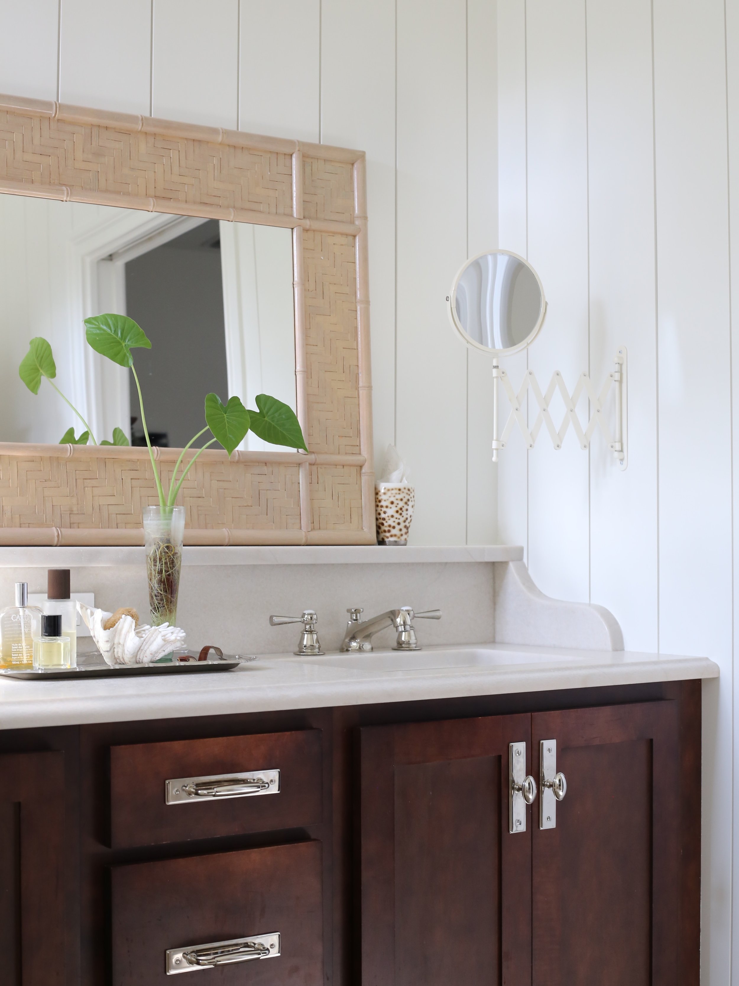 Would you believe me if I told you I designed this bathroom from a seashell? I stand by nature as the best color palate 🐚

Mirror and vanity lights are temporary as I wait, rather impatiently, on customs 🤍

Old Florida | Bathroom Inspiration | Coas