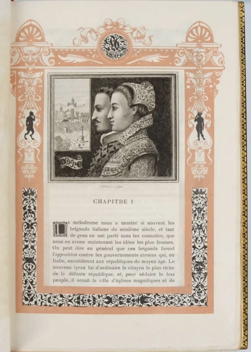 COURBOIN (Eugène) & STENDHAL. L'Abbesse de Castro.