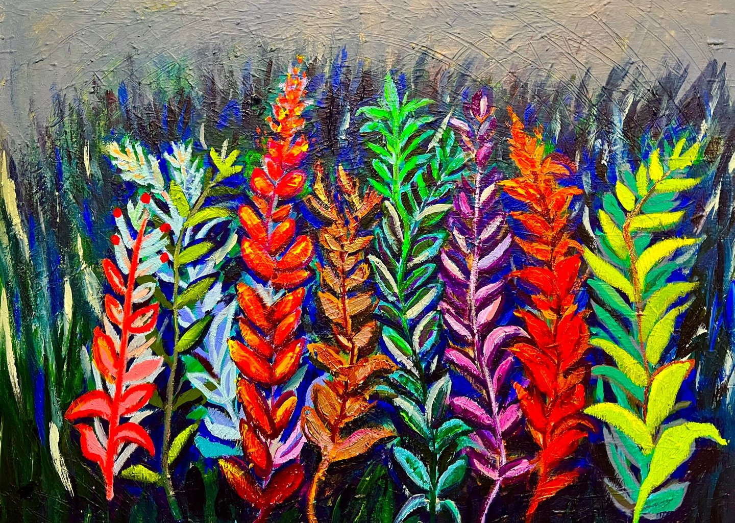 Vitality, 2024, Acrylic on canvas, 30"x40"