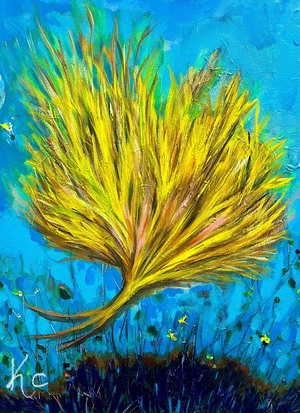 Leap,
2025,
Acrylic on canvas,
18" x 24"
As someone who began their artistic journey later in life, this signifies my decision to take a
leap of faith, allowing my creativity to flow freely and unbounded.