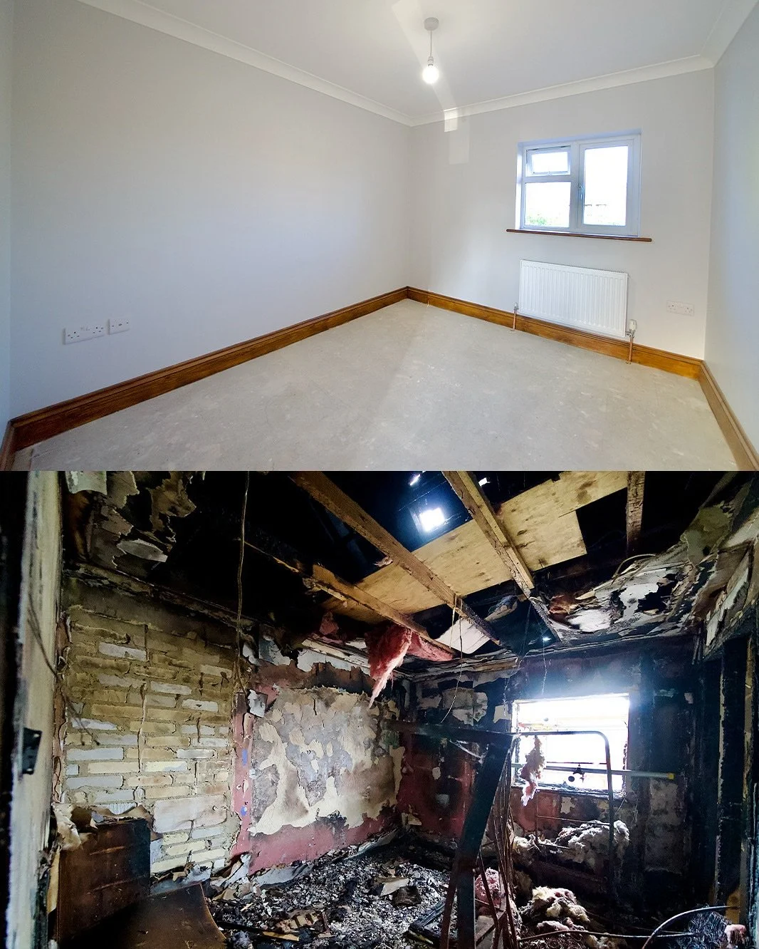 We are thrilled to announce the completion of a recent project in Tangmere, Chichester, after a House of Multiple Occupancy saw significant damage from a house fire. ⁣
⁣
The MEA Projects team worked closely with policyholders, GHG Solutions, and subc