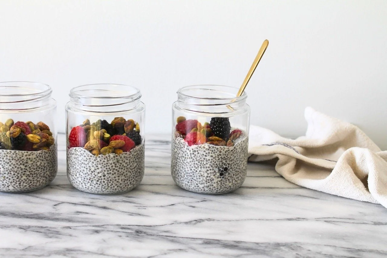 Berry Lime Chia Pudding