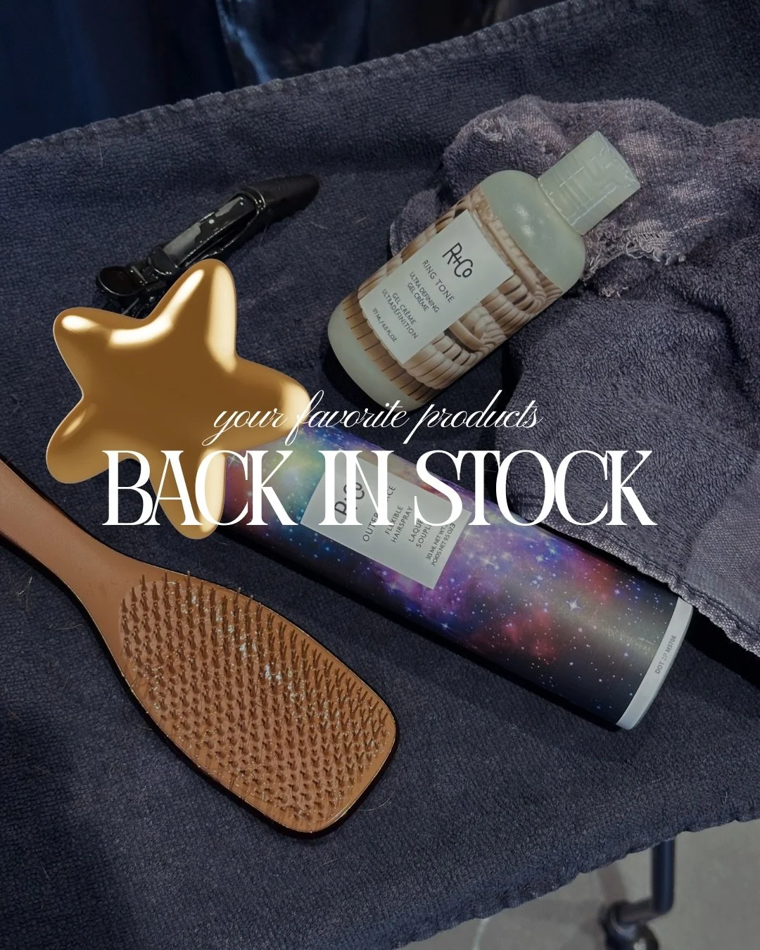 Your favorite products are finally back ✨
 
Outerspace Flexible Hold Hairspray 🪐
Ringtone Curl Defining Gel Cr&egrave;me ☎️
Dallas Thickening Shampoo 🤠
&mdash;&mdash;
Euphoria Hair Lounge
📍Greenville, SC

#EuphoriaHairLounge #GreenvilleSalon #Heal