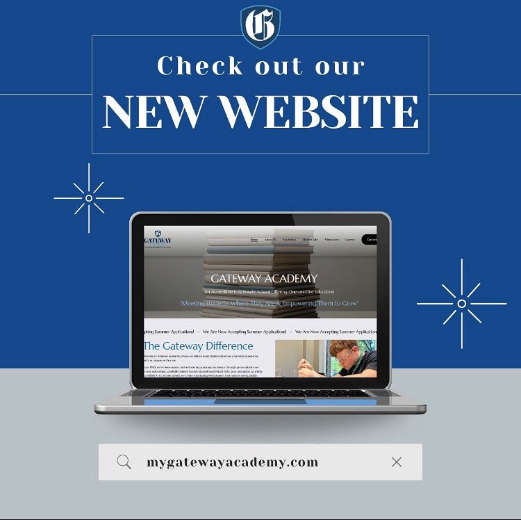 🎉We&rsquo;ve got a fresh new look! 🎉
Gateway Academy&rsquo;s brand new website is officially LIVE and we can&rsquo;t wait for you to check it out. Whether you&rsquo;re exploring our one-on-one education model, applying for summer enrollment, or jus