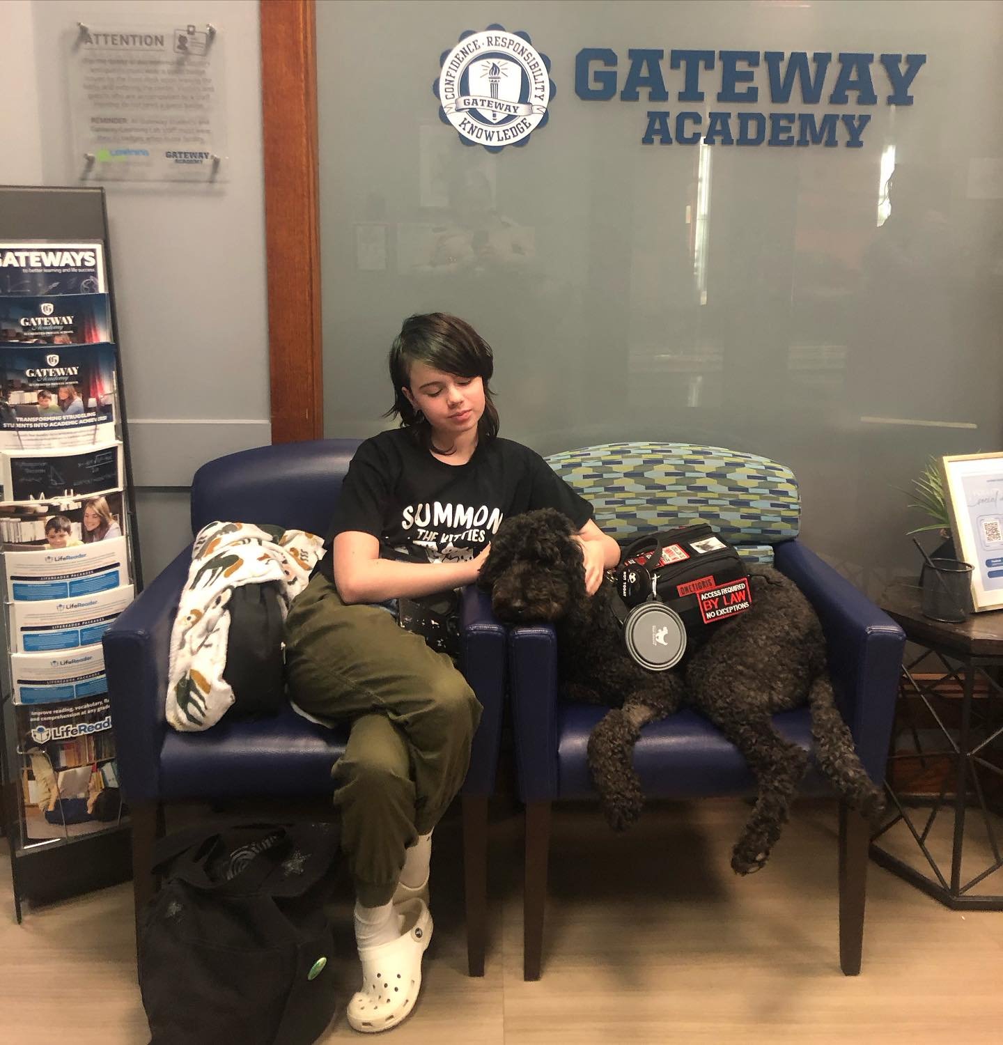 Welcome back to our students after Thanksgiving break! 🧡 We missed these smiles (and this very good helper 🐾) so much. We&rsquo;re so excited to be back together and ready for the rest of the season!