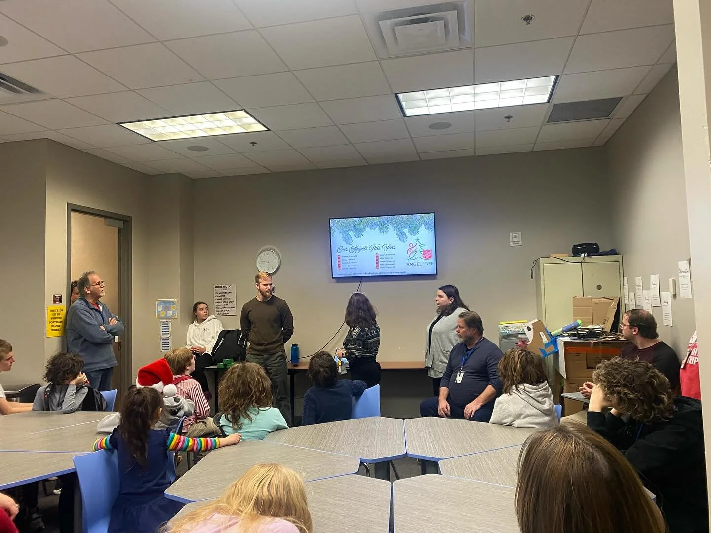 A sweet winter celebration at Gateway Academy 🤍
Our seniors reviewed the results of the Angel Tree and the difference it made, then enjoyed some fun games together to close out the day. Moments like these are what community is all about.